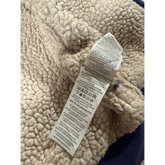 Boden Girls 6-7 Y Blue Polkadot Zip Up Jacket - Picture 5 of 7